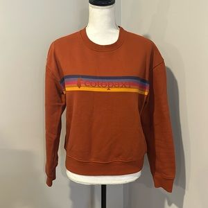 Cotopaxi On The Horizon Orange Crewneck Sweatshirt